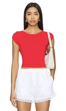 Lovers and Friends Cynthia Tee in Red from Revolve.com | Revolve Clothing (Global)