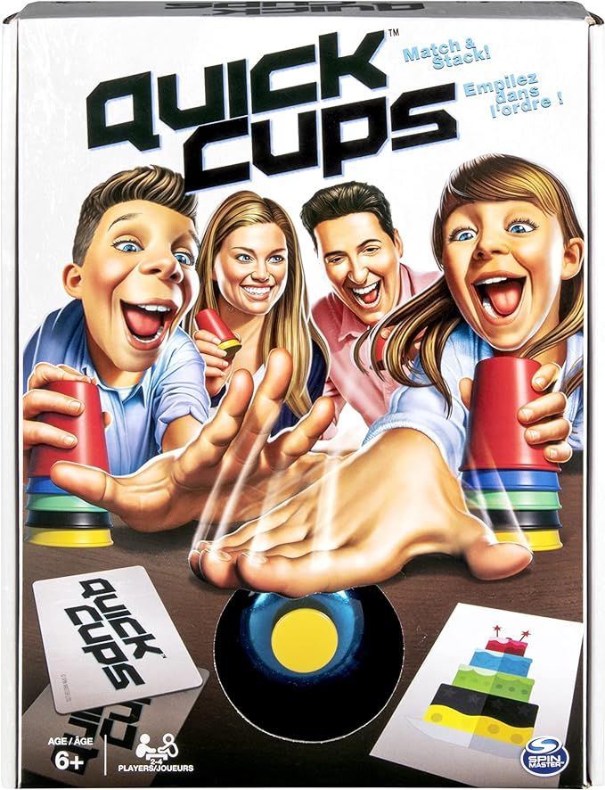 Amazon.com: Quick Cups, Match ‘n’ Stack Cup Stacking Family Board Game Summer Toy Funny Gift,... | Amazon (US)