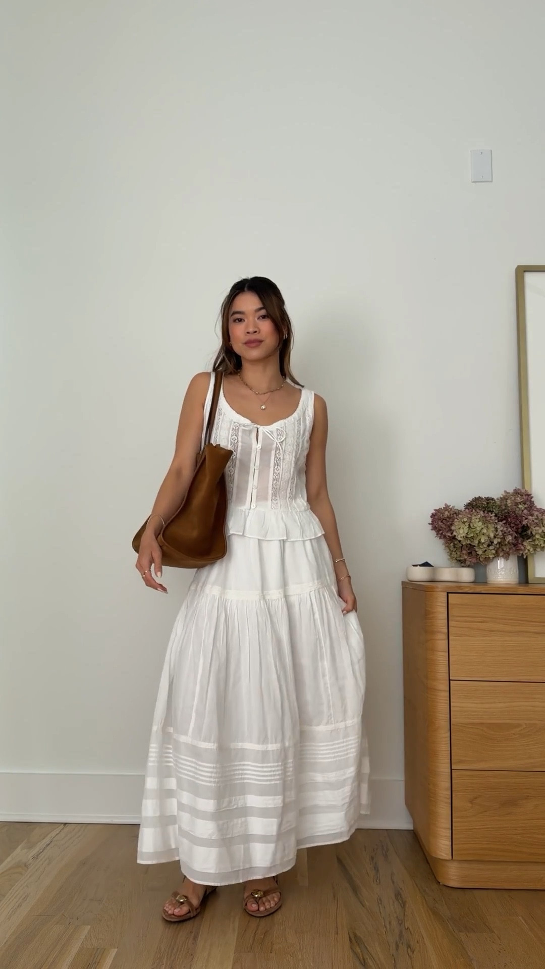 Sizing info:
•Top size XS
•Skirt size XXS petite 

petite fashion, get dressed with me, outfit inspiration, ootd, nashville outfit, Nashville influencer, petite style, vacation style, casual outfits, mom style, petite skirt, spring outfits, spring outfit info, spring skirt, spring outfit idea, spring top, spring bag, spring shoes, spring sandals, maxi skirt, white tank,  
@abercrombie 
 

#LTKPetite #LTKFestival #LTKSeasonal