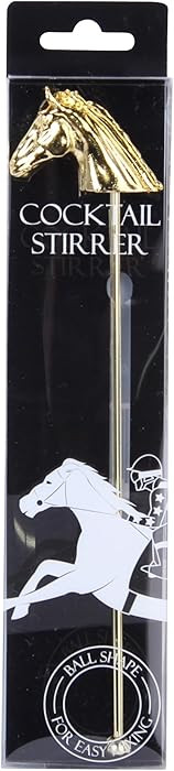 Barrel Down South Derby Horse Racing Stainless Steel Cocktail Stick Stirrer - Derby Decorations -... | Amazon (US)
