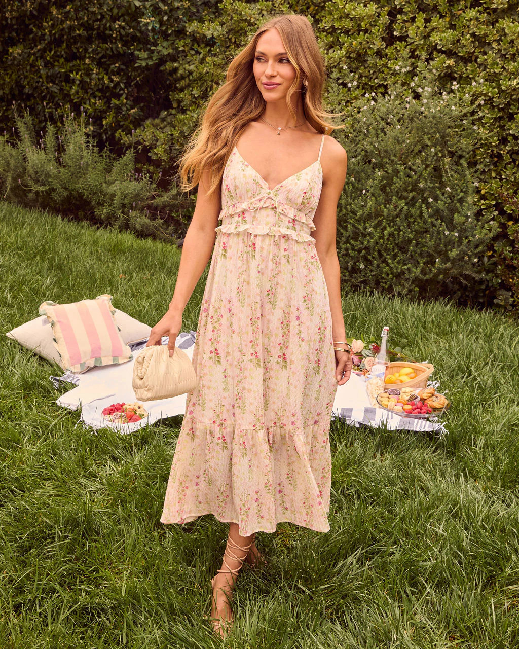 Sweet Love Floral Midi Dress | VICI