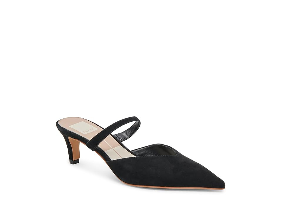 Dolce Vita Kanika Mid (Onyx Suede) Women's Shoes | Zappos
