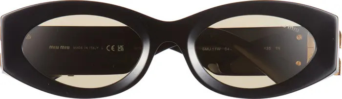 54mm Rectangular Sunglasses | Nordstrom