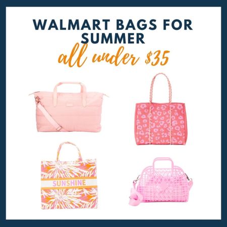 We found the perfect affordable summer bags at Walmart for all your needs this summer! 😍 My favorite travel carry on bag (top left), the perfect beach/pool bag (top right), the best vacation bag (bottom left), and an adorable jelly bag for your teen or kid’s Easter basket (bottom right) are ALL well under $35! 😍 Click below to buy what you’re shopping for right now. 💕😍

#LTKitbag #LTKSeasonal #LTKstyletip
