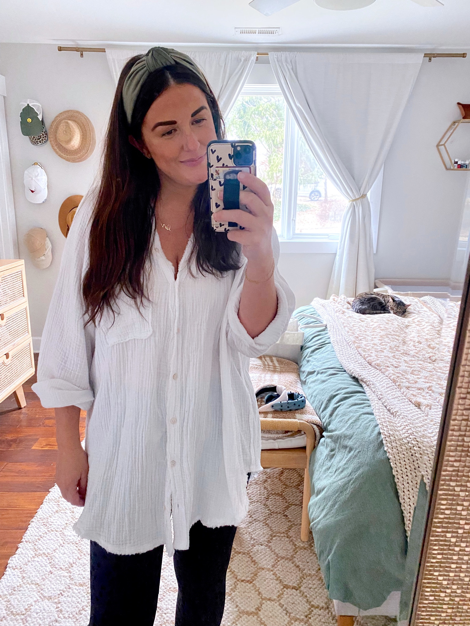 I sized up to a large in the top!

#LTKSeasonal #LTKSale #LTKFind