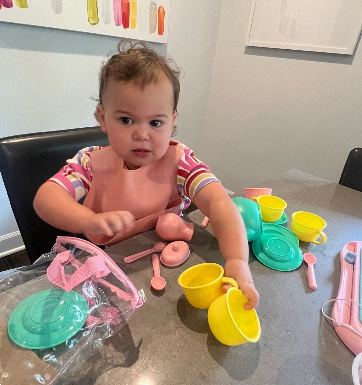 Toddler tea party set!!! The cutest and while she loves playing with it at home, she loves bringing it to the pool and playing with it in the water even more! A total necessity for your babe and currently  43% off!!! 

#LTKbaby #LTKFind #LTKkids