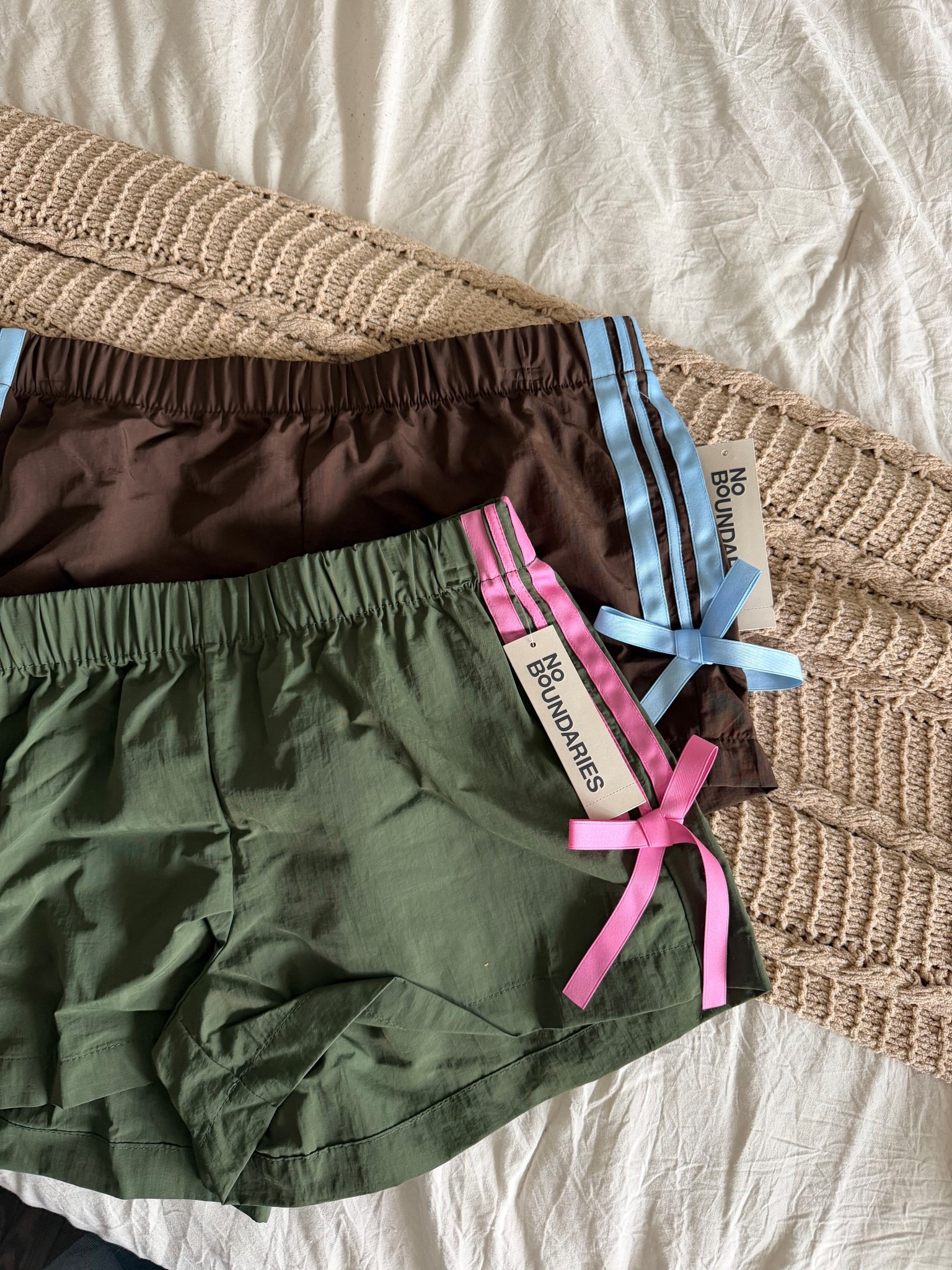 Walmart is always coming out with the cutest pieces ! These track shorts with the little bows were a must in both colors 

#LTKSpringSale #LTKootd