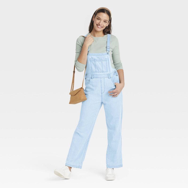 Women's Denim Overalls - Universal Thread™ Medium Wash | Target