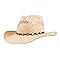 MIX BROWN Straw Cowboy Hats Cowgirl Hat Western Cowboy Hat Rancher Hat for Men Women, Exquisite D... | Amazon (US)