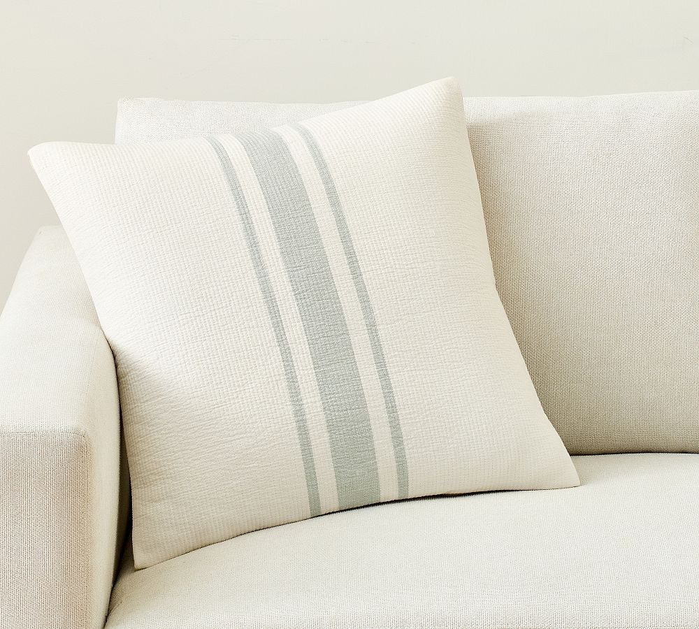 Striped Linen Pillow Cover | Pottery Barn (US)