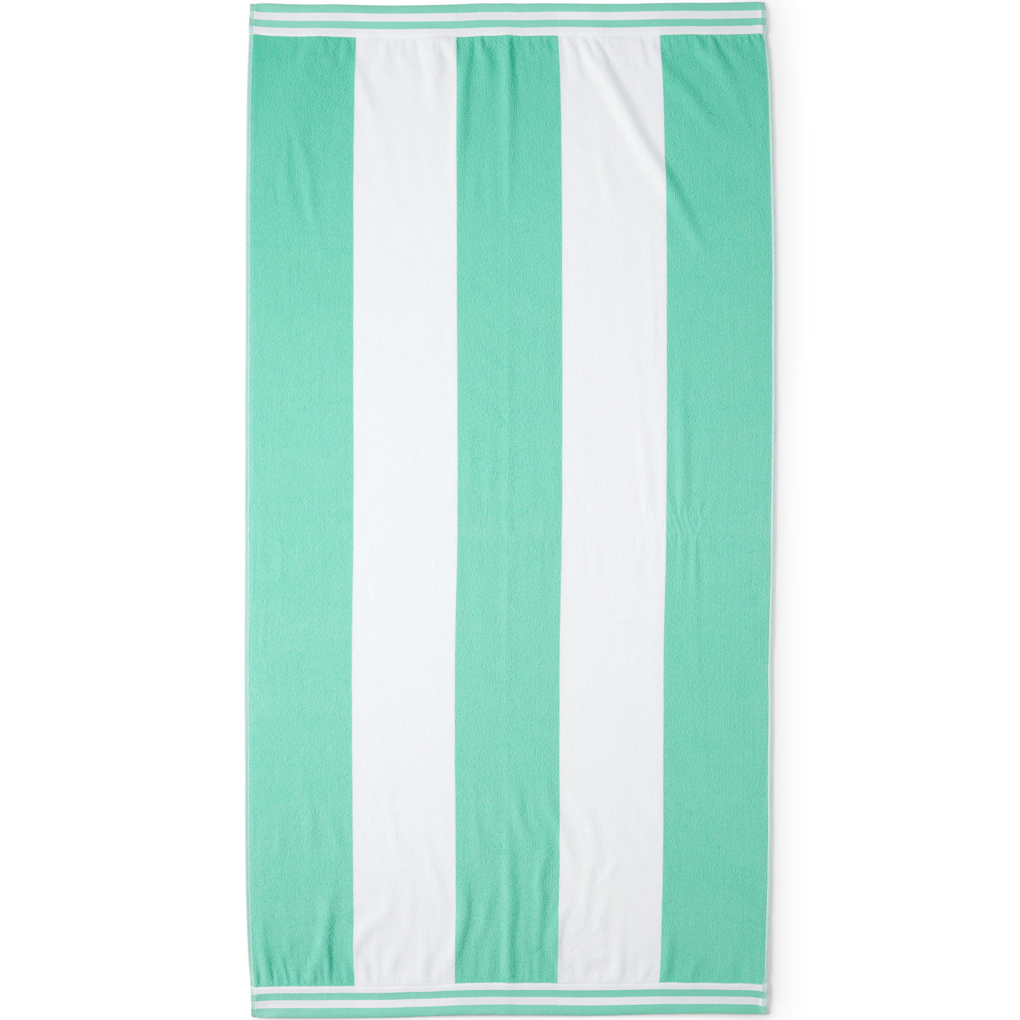 Rugby Stripe Beach Towel | Lands' End (US)