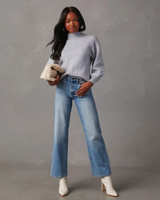 Amsterdam Mock Neck Sweater | VICI