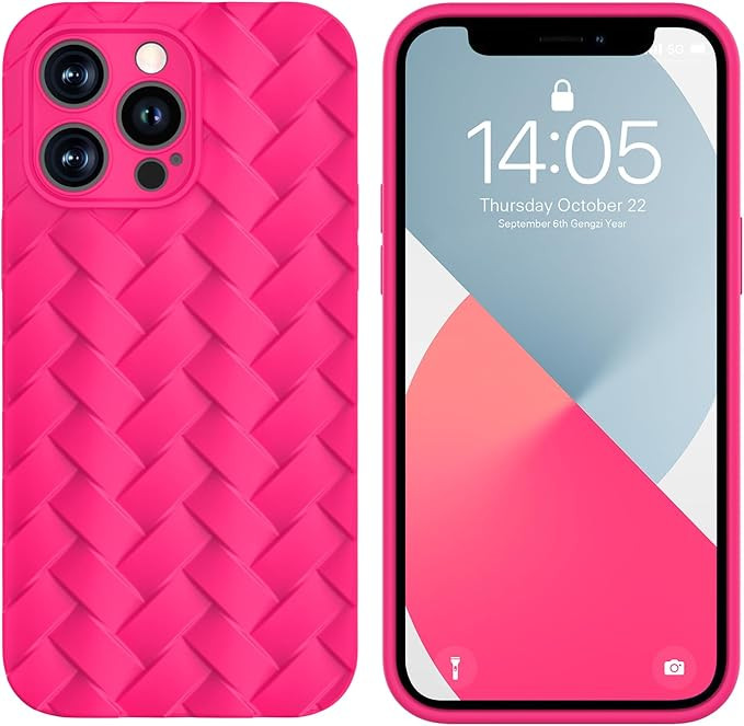 bicol for iPhone 14 Pro Max Case with Upgraded Camera Protection,Prevent Slipping Liquid Silicone... | Amazon (US)