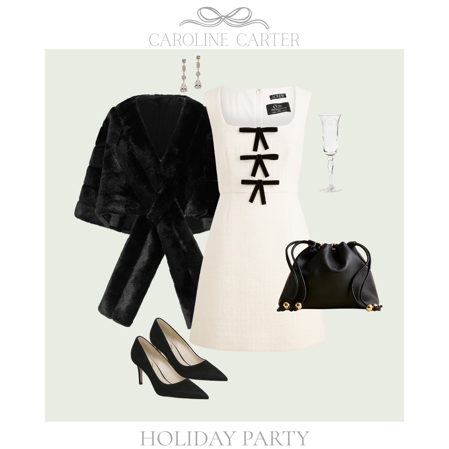 Black + ivory for the perfect holiday party moment ✨🖤🤍

holiday outfit, holiday party look, winter style, black and ivory outfit, bow dress, timeless style, faux fur wrap, classic holiday fashion, party heels, black clutch, chic holiday outfit, dressy winter look, Christmas party outfit

#LTKGiftGuide #LTKHoliday #LTKSeasonal