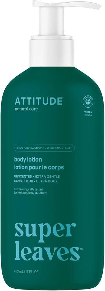 ATTITUDE Body Lotion, EWG Verified Moisturizer, Vegan Skin Care Products, Non-Greasy, Hydrating f... | Amazon (US)
