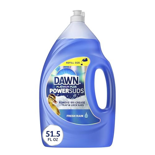 Dawn Platinum Plus PowerSuds Liquid Dish Soap, 51.5 oz. Refill | Amazon (US)