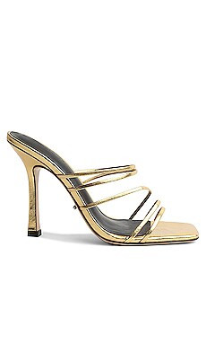 Tony Bianco Foxie Mule in Gold Foil from Revolve.com | Revolve Clothing (Global)