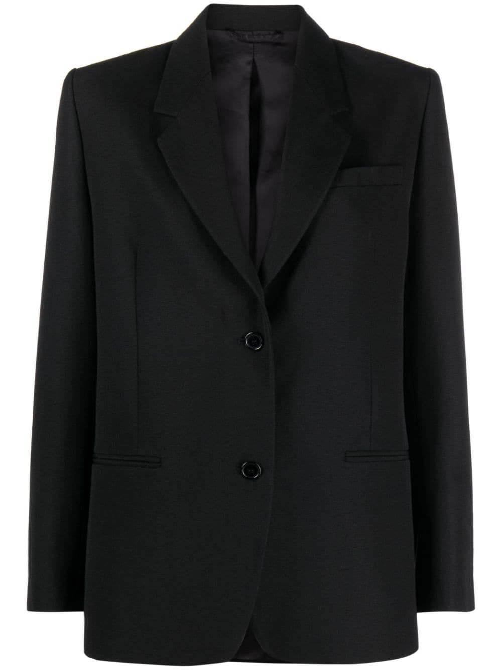 TOTEME single-breasted blazer - Black | Farfetch Global