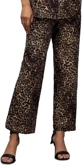 AllSaints Jemi Leopard Pants | Nordstrom | Nordstrom