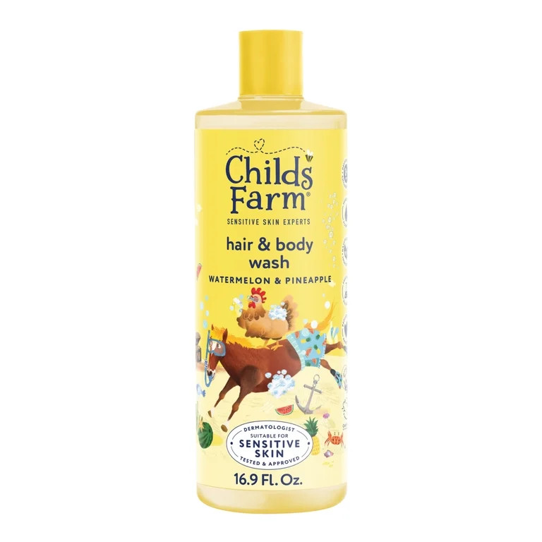 Childs Farm Hair & Body Wash, Watermelon & Pineapple, 16.9 fl oz | Walmart (US)