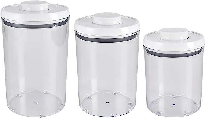 OXO Good Grips 3-Piece Airtight POP Round Canister Set | Amazon (US)