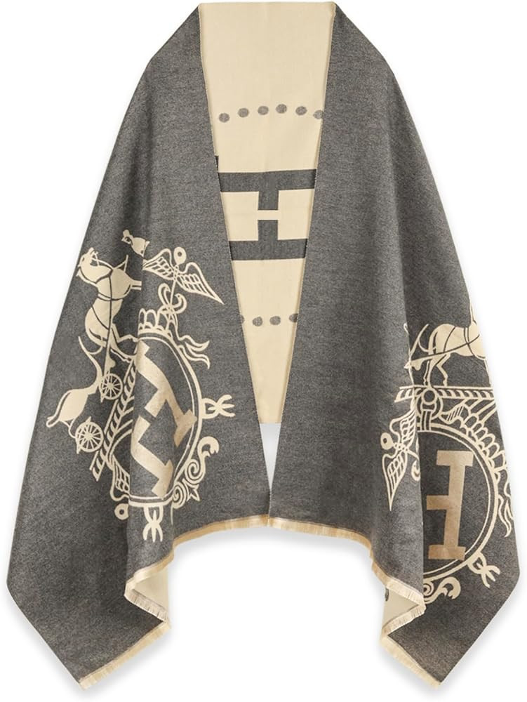 EXTREE Scarfs for Women Pashmina Silky Shawl Wrap for Evening Dressing Blanket Open Front Poncho ... | Amazon (US)