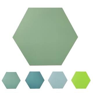 AVANT DECOR Hexagon Fern 6 in. x 6.9 in. Stone Peel and Stick Backsplash Tile (.22 sq.ft./Single)... | The Home Depot