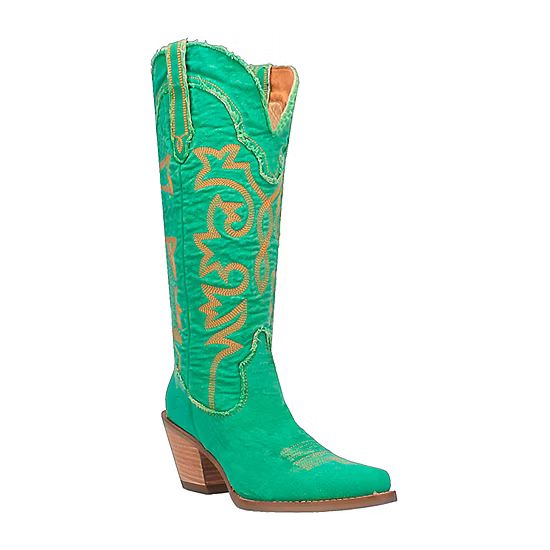 Dingo Womens Texas Tornado Stacked Heel Cowboy Boots | JCPenney