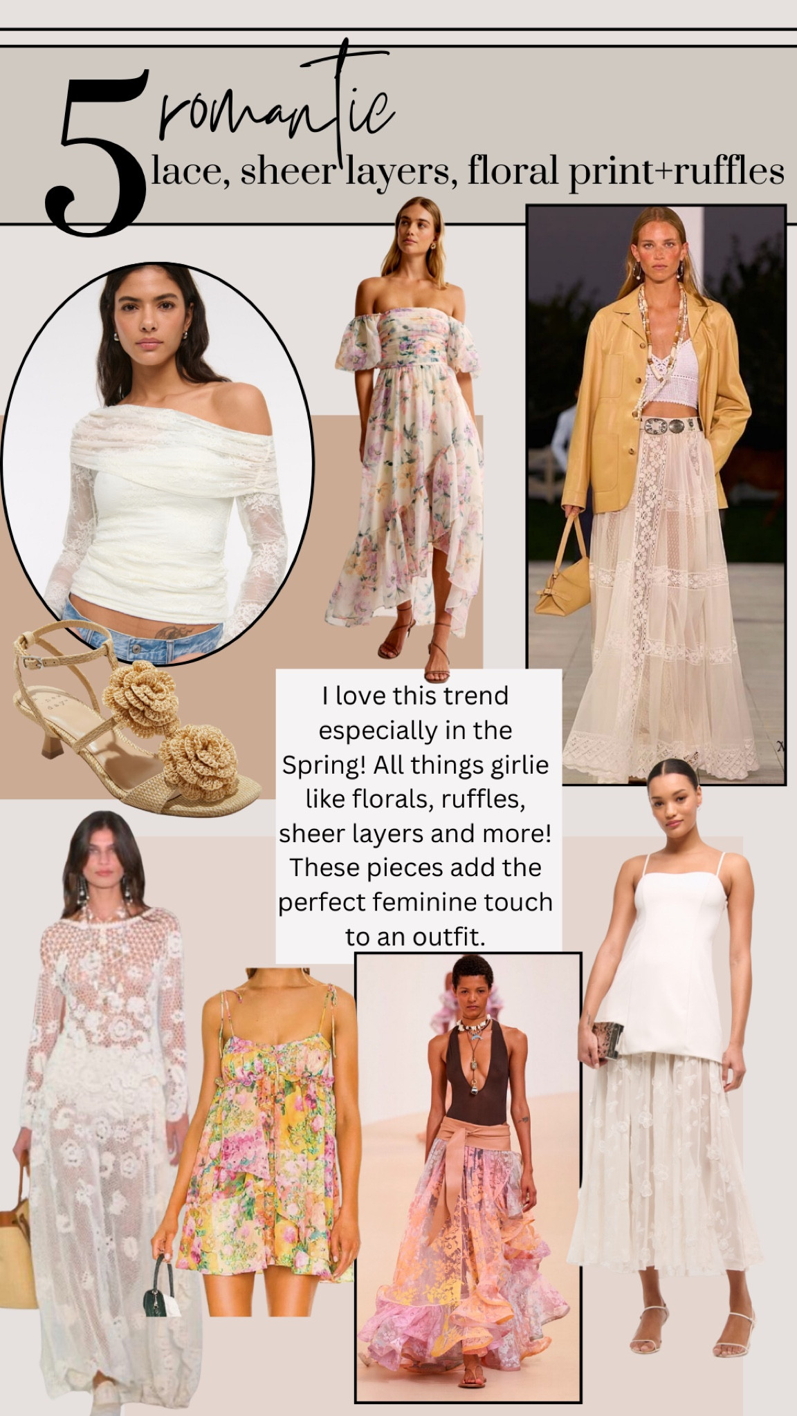 Romantic trend 

#LTKStyleTip #LTKMostLoved #LTKSeasonal