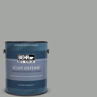 BEHR ULTRA 1 gal. #PPU25-16 Chain Reaction Extra Durable Satin Enamel Interior Paint & Primer 775... | The Home Depot