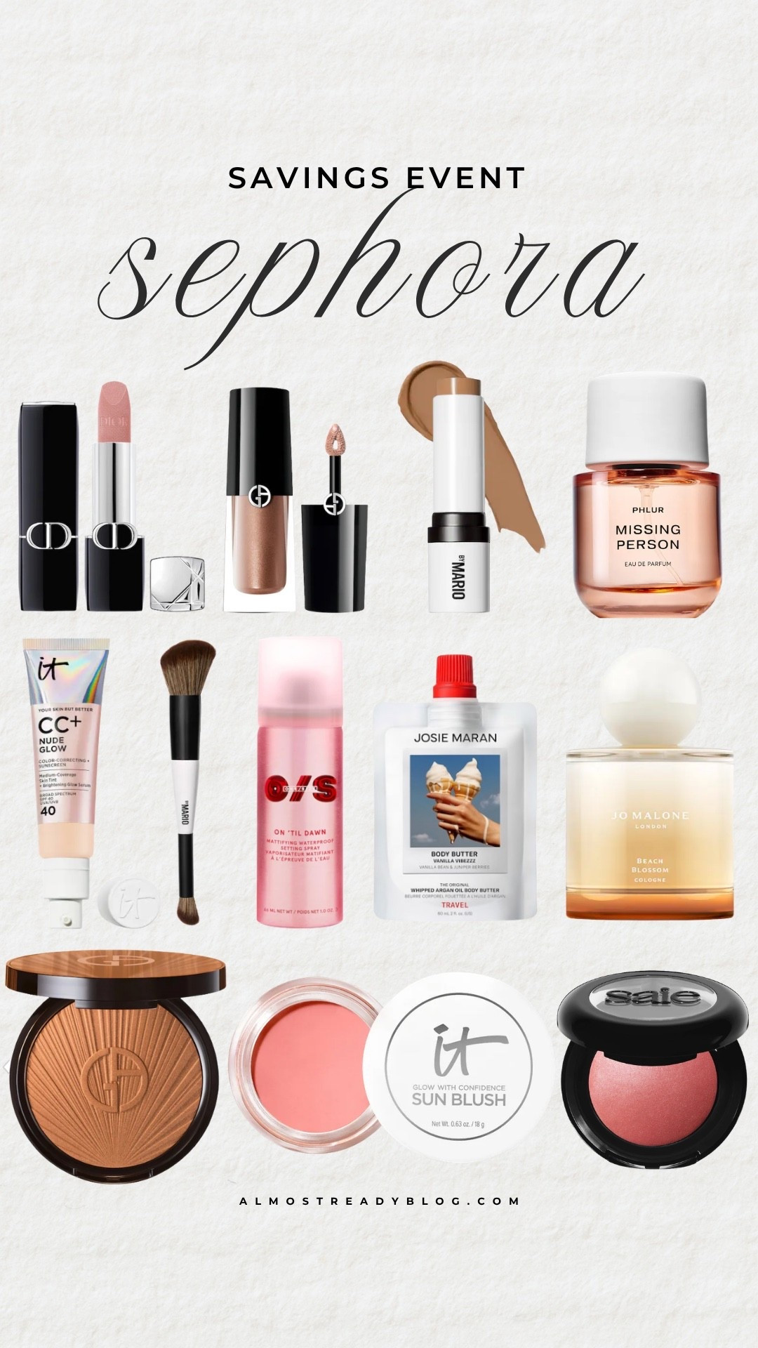 Sephora Savings Event, 20% off Rouge, 15% off VIB, 10% off Insider, 30% off Sephora Collection, code SPRINGSALE.

sephora sale, sephora must haves, sephora finds, amanda west, almostreadyblog

#LTKBeauty #LTKSaleAlert
