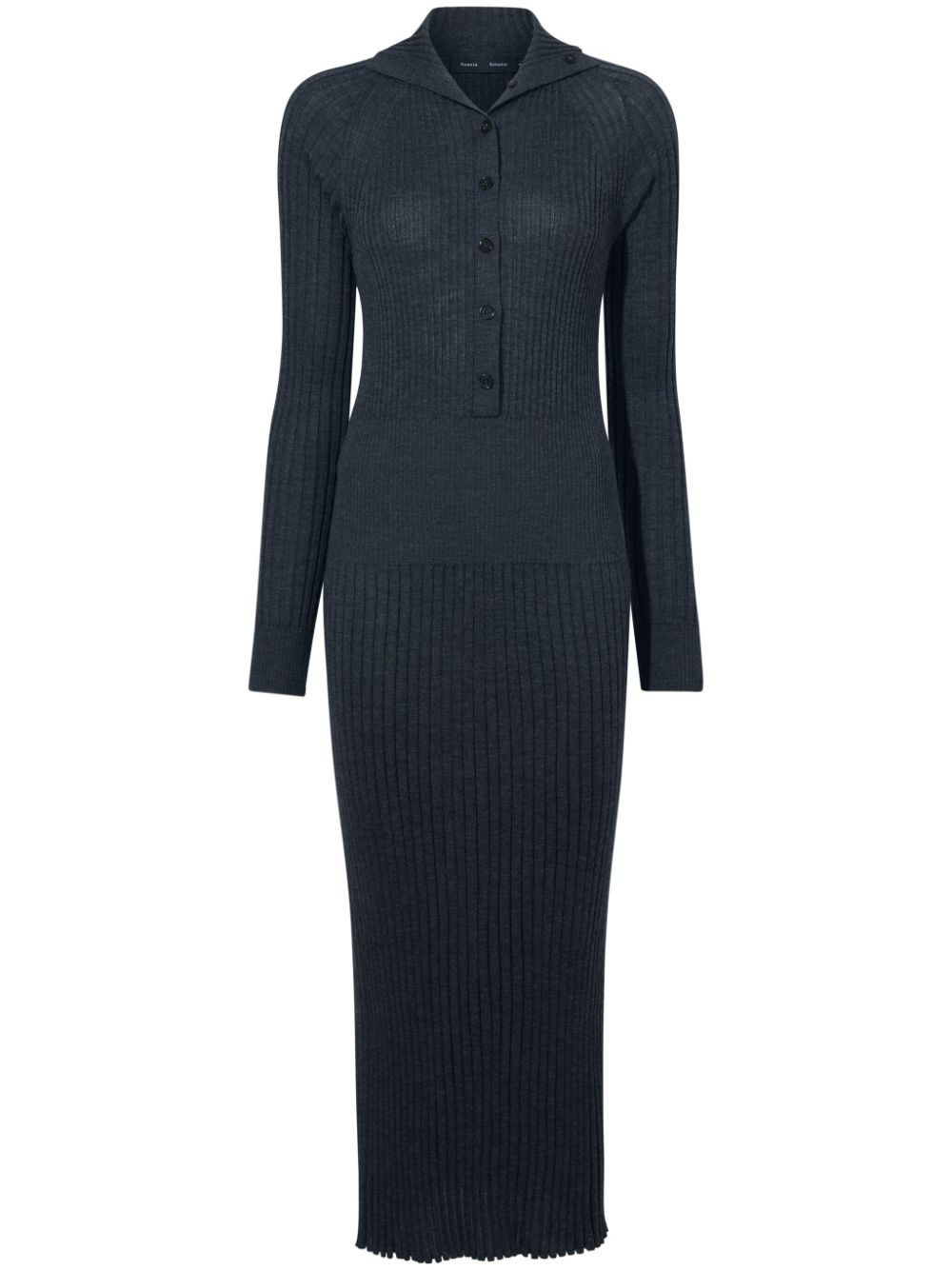 Proenza Schouler Maeve midi dress - Grey | Farfetch Global