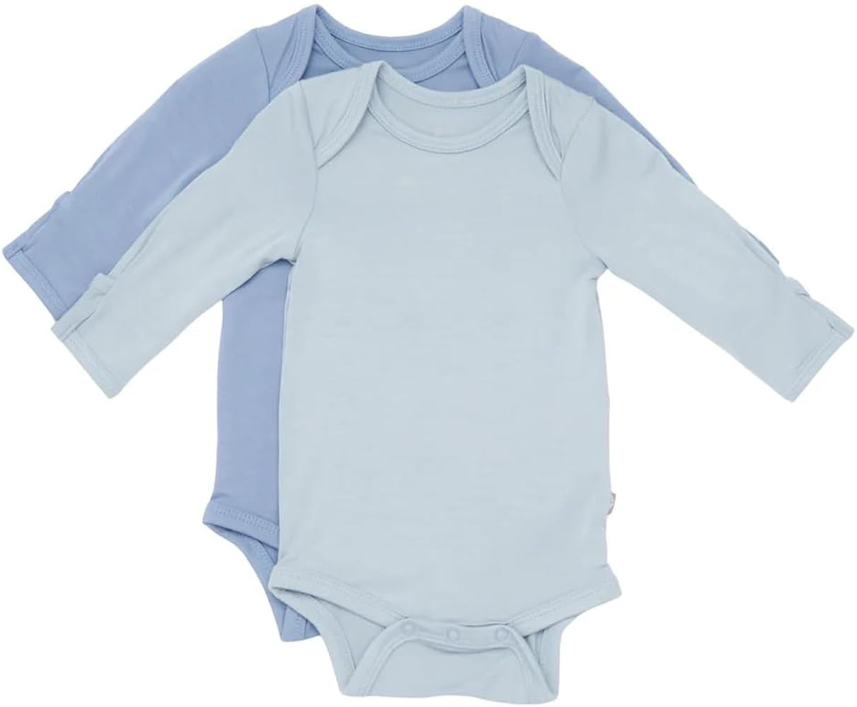 KYTE BABY Rayon made from Bamboo Long Sleeve Baby Bodysuits, 2-Pack | Amazon (US)
