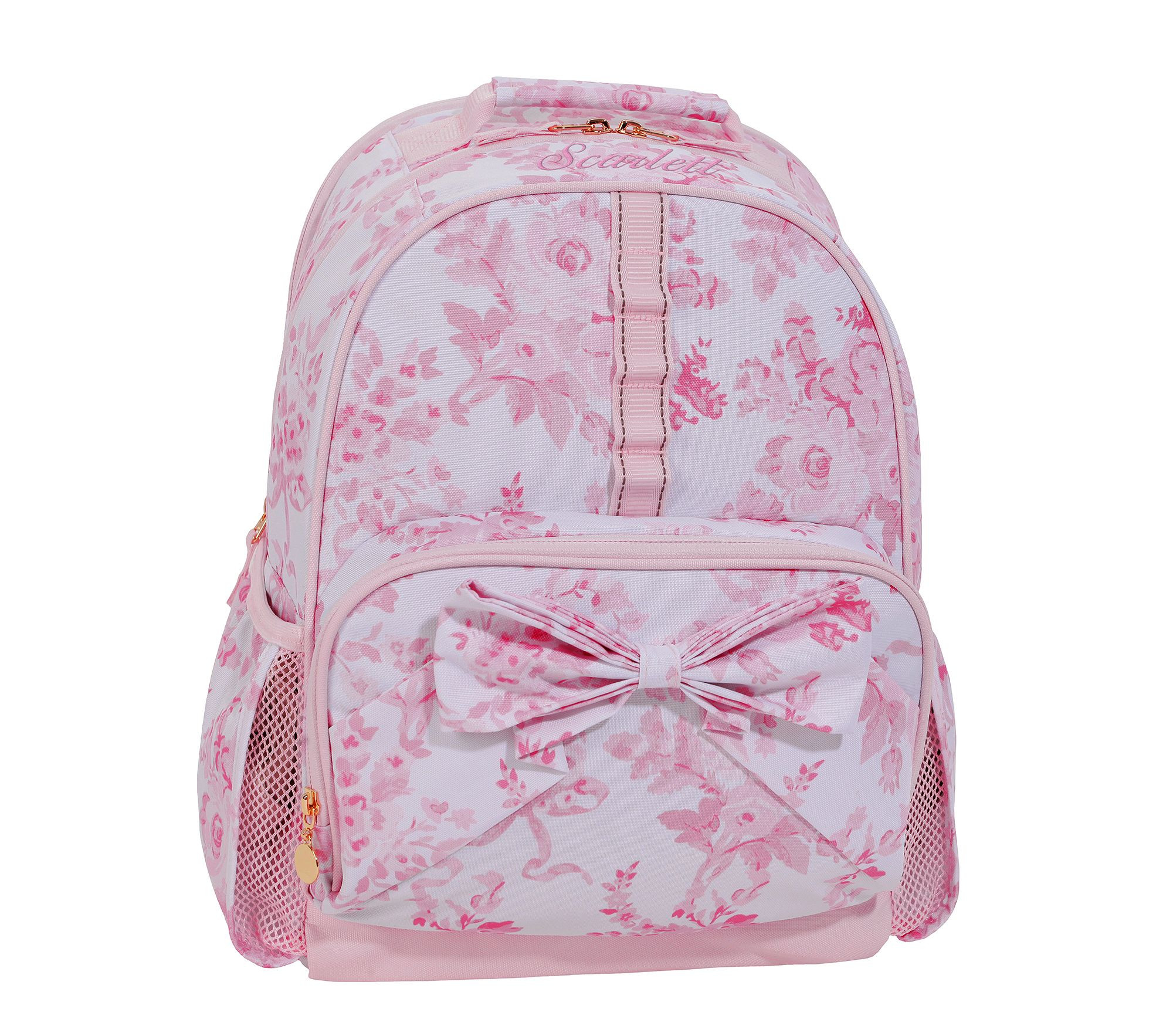 LoveShackFancy Pink Damask Floral Mackenzie Backpack | Pottery Barn Kids