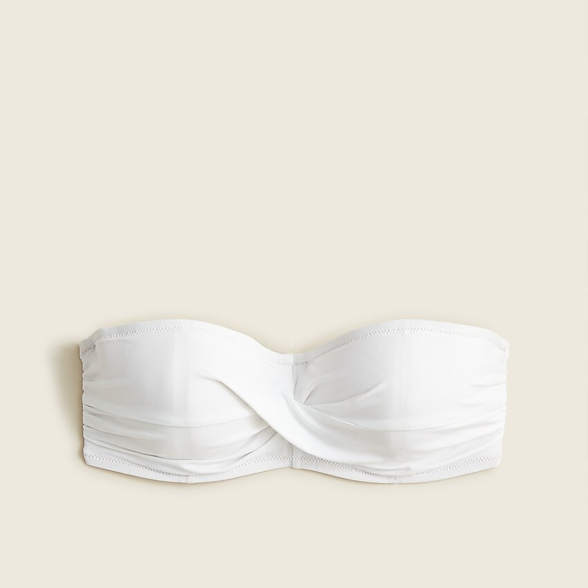 Twist-bandeau underwire bikini top | J. Crew US