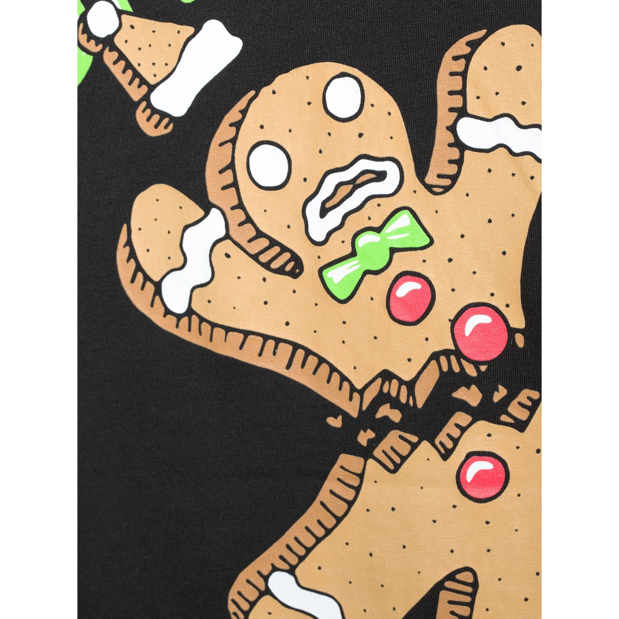 Way to Celebrate Oh Snap Ginger Cookie Holiday Men's and Big Men's Graphic T-shirt | Walmart (US)