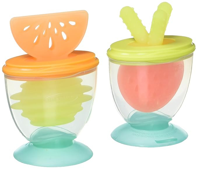 Infantino 3-in-1 Teethe, Taste & Take-Along Teethers - Combo Strawberry & Orange - BPA-Free - Soo... | Amazon (US)