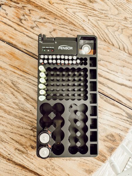 Amazon find! Organized all the batteries in the junk drawer with this battery organizer. Under $20 and currently 20% off! 

#LTKfindsunder50 #LTKhome #LTKsalealert