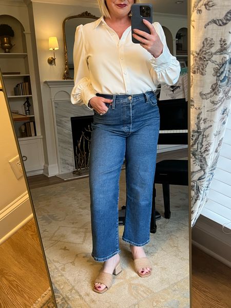Perfect white shirt! And fav amazon jeans! 

Jeans tts, size large top, mom style, midsize fashion, Amazon finds 

#LTKover40 #LTKstyletip #LTKmidsize