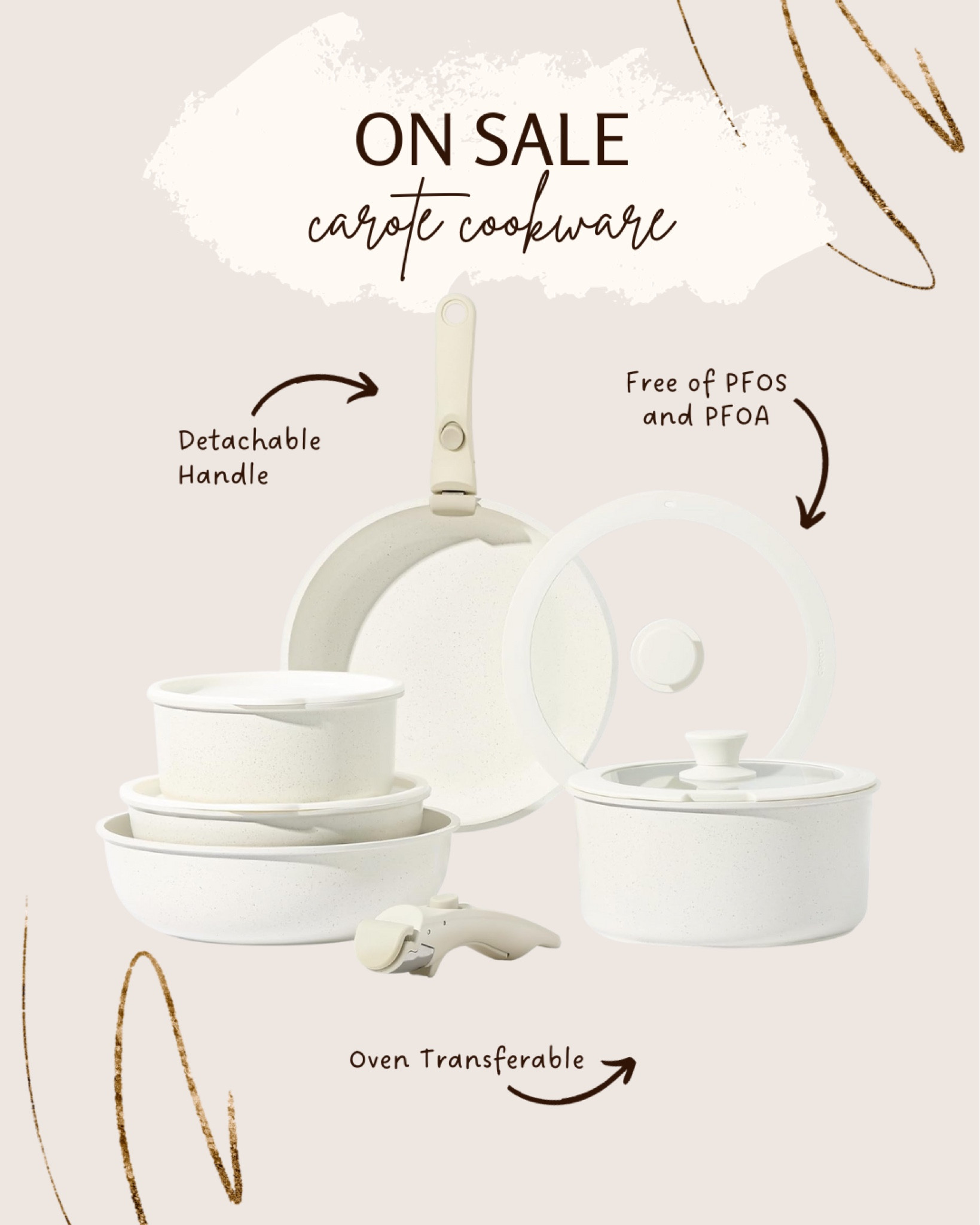 My favorite cookware set to date. Easy to use, clean, and store. 

#LTKCyberWeek #LTKGiftGuide #LTKHoliday