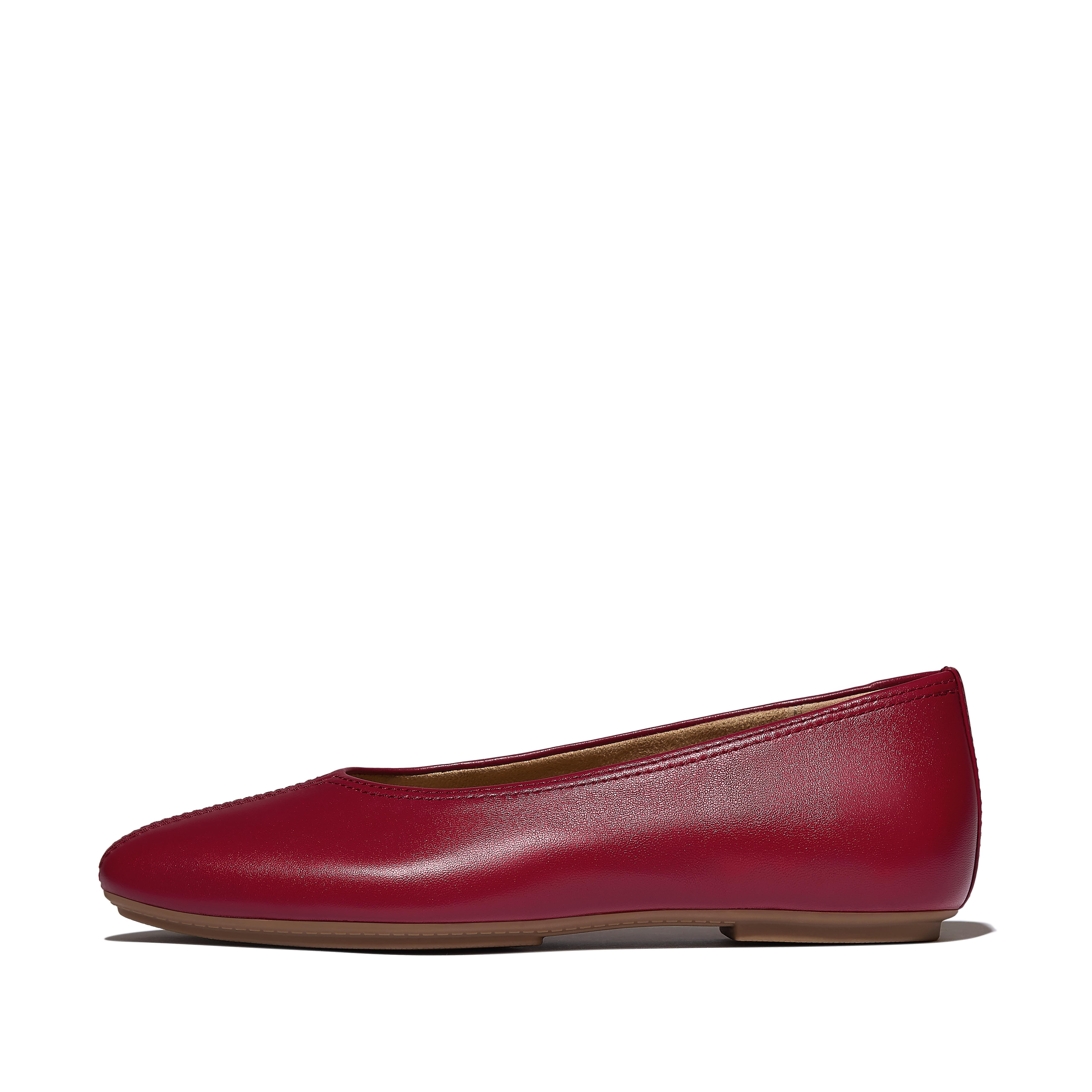 DELICATO High-Cut Soft-Leather Ballerinas | FitFlop (US)