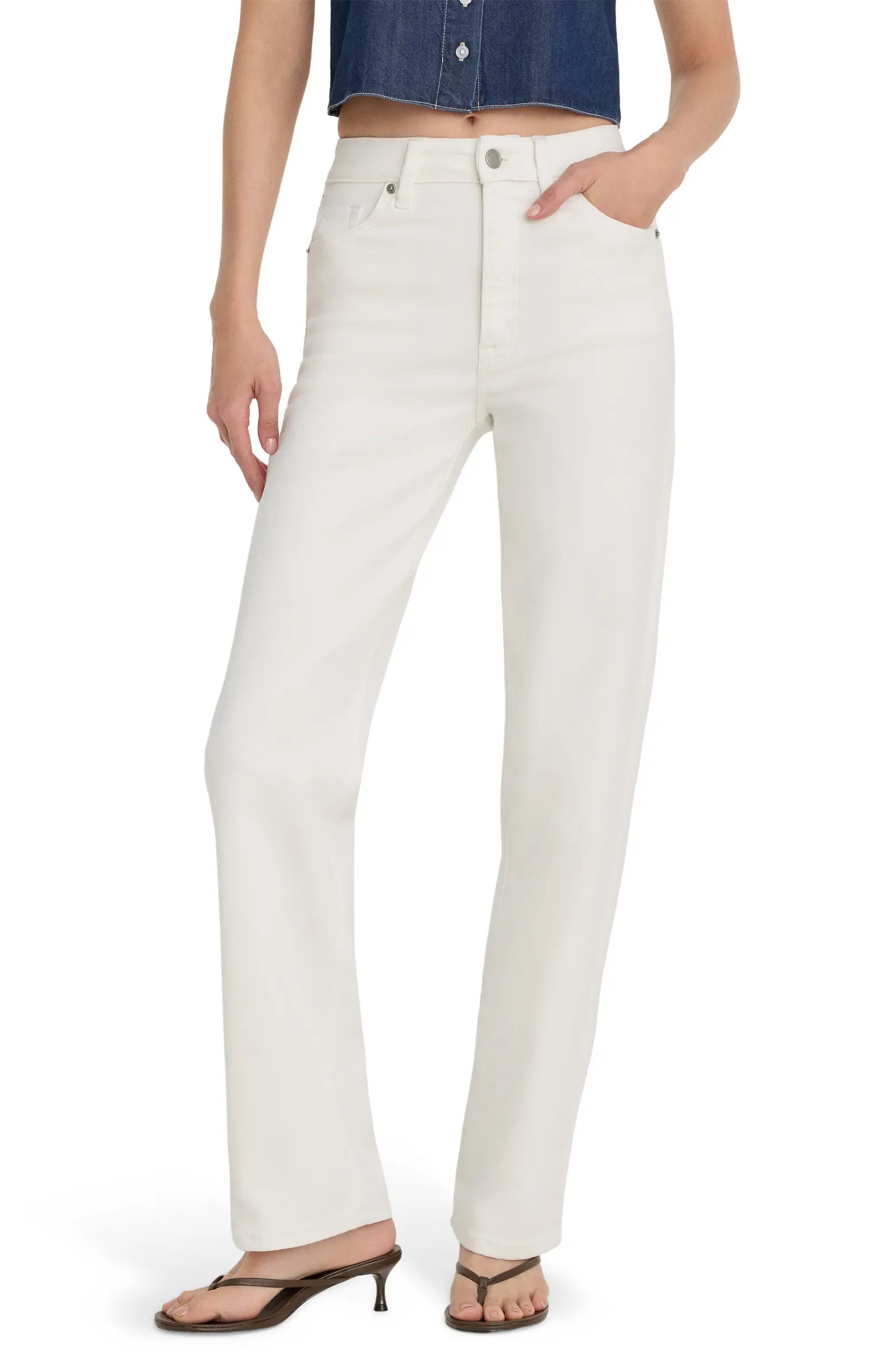Good True High Waist Straight Leg Jeans | Nordstrom