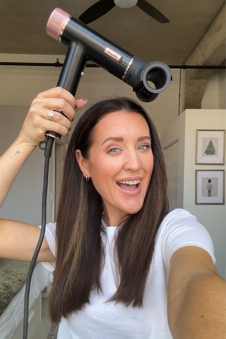 The shark speedstyle hair dryer + 4 attachments + travel bag are on sale for $70 off + use a new email and code HSN2024 to get an additional $10 off! @hsn @sharkbeauty #ad #LoveHSN #HSNinfluencer 

#LTKsalealert #LTKbeauty