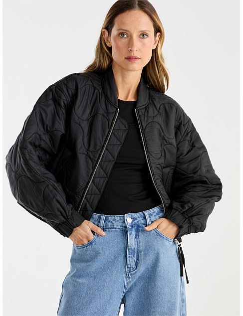 Ena Pelly Magnolia Quilted Jacket | David Jones | David Jones (Australia & New Zealand)