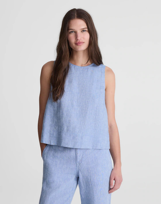 Shell Top in 100% Linen | Madewell