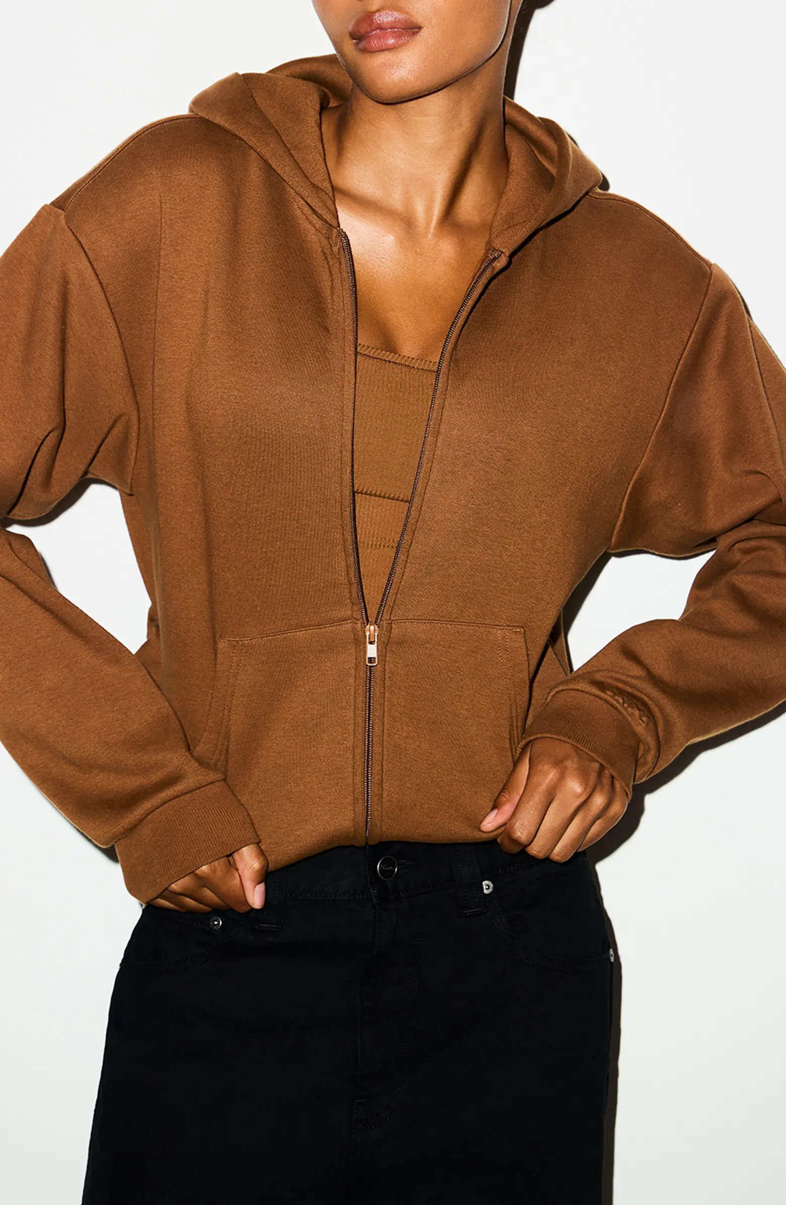 Cotton Fleece Blend Classic Zip-Up Hoodie | Nordstrom