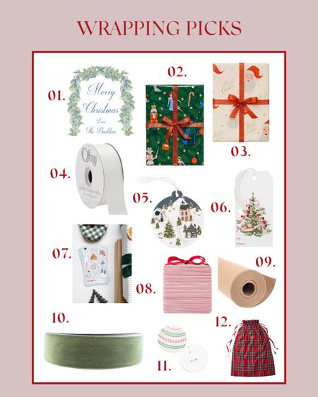 Gift wrap gear and gift tags. 

#LTKSeasonal #LTKGiftGuide #LTKHoliday