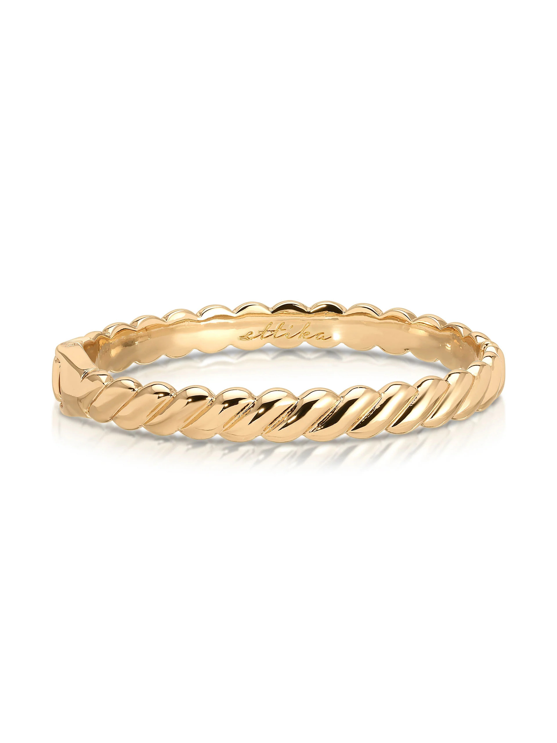 Twisted Stacking Bangle | Ettika