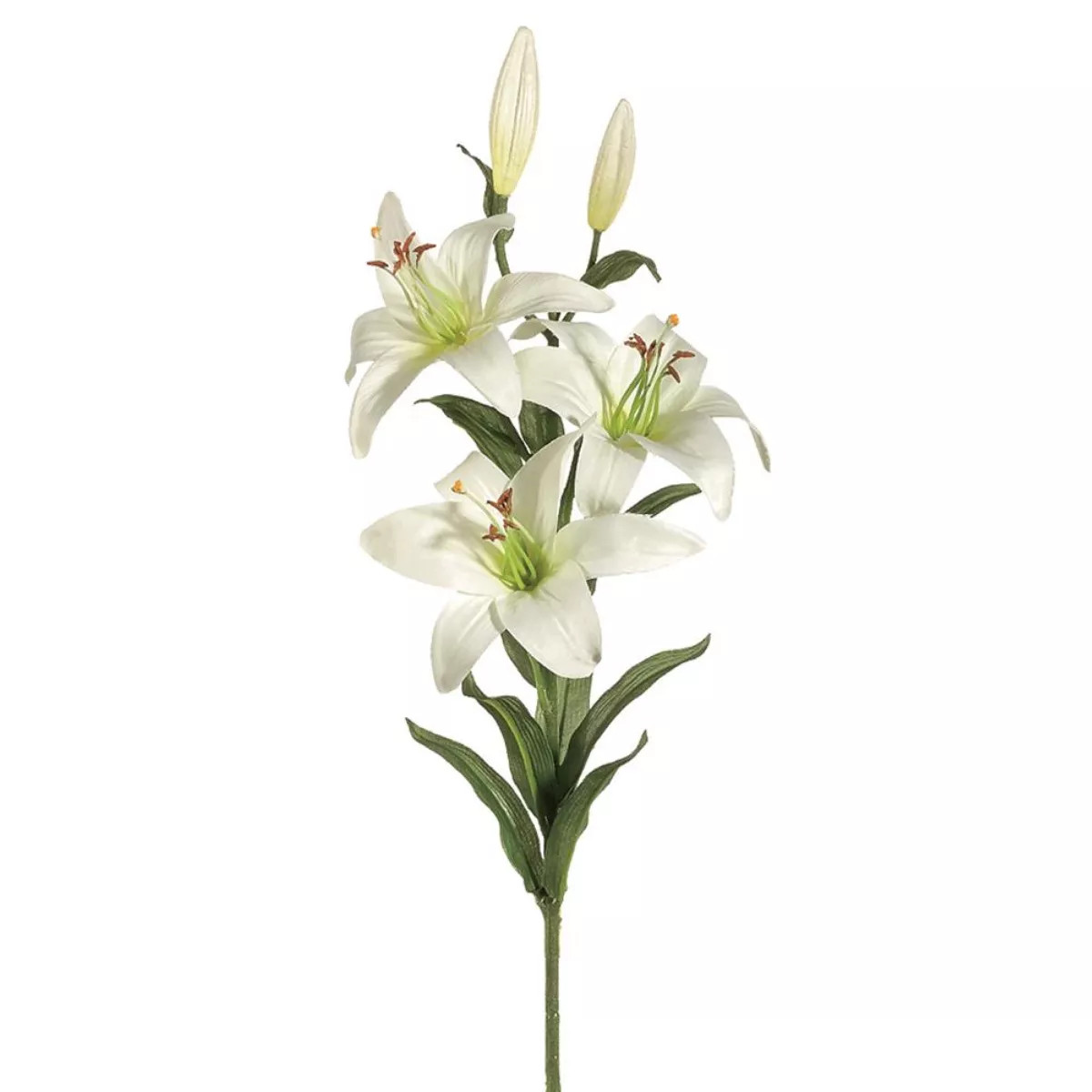 Allstate Floral Garden Lily Artificial Floral Spray - 28" - White | Target