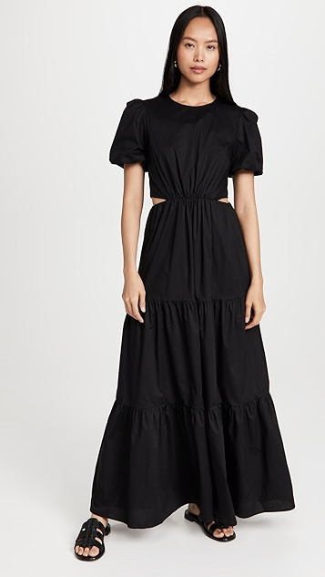 Plaza Cut Out Tiered Maxi Dress | Shopbop